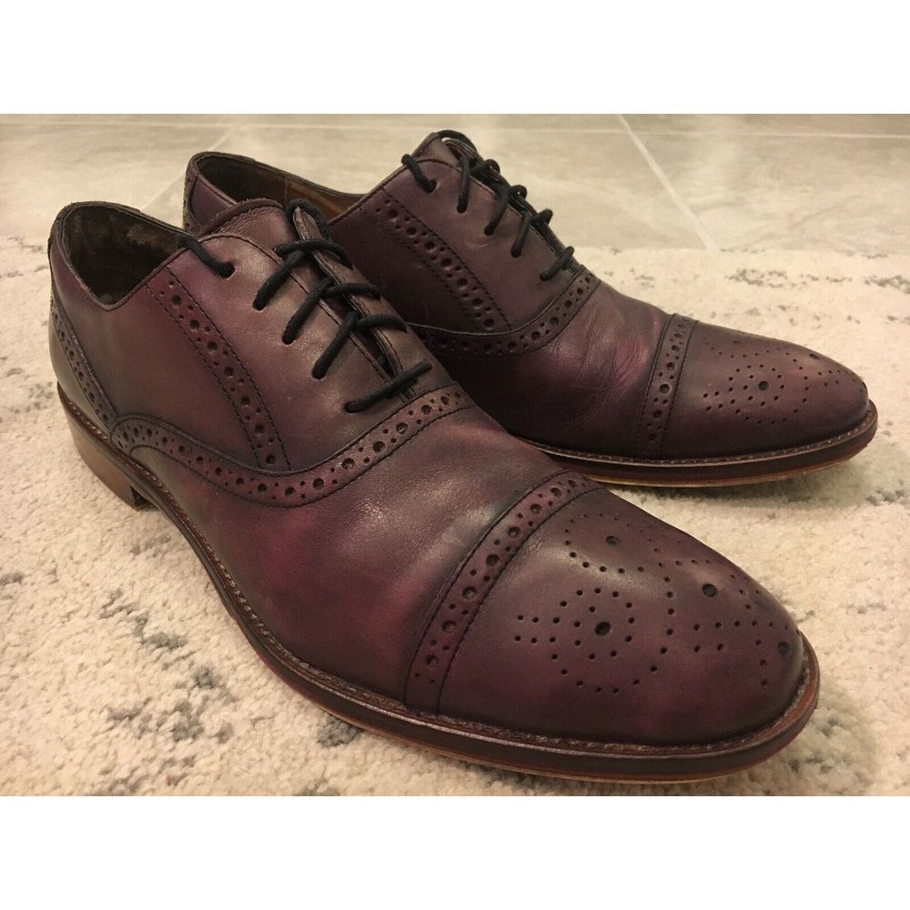 Johnston & Murphy Conard Shoes Leather Cap Toe - image 2